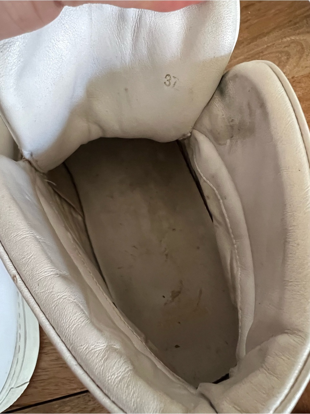 Versace White Leather High Top Medusa Sneakers EU 37 - Picture 12 of 14